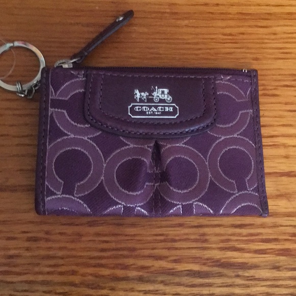 **GIFTED**Coach keyring- coin purse ~ is NWT - Picture 3 of 8